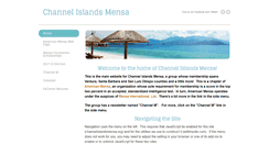 Desktop Screenshot of channelislandsmensa.org