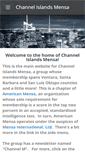 Mobile Screenshot of channelislandsmensa.org